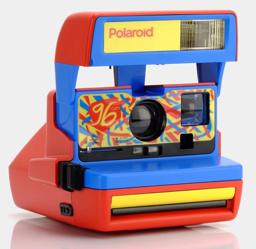 10044a | polaroid original 90s Jazz red