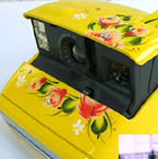 10046 | one (06) korea hand paint yellow