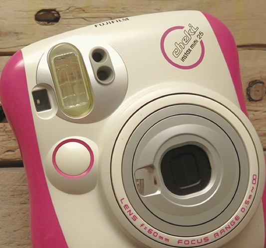 10201 | instax mini 25 (01) cheki  pink / white
