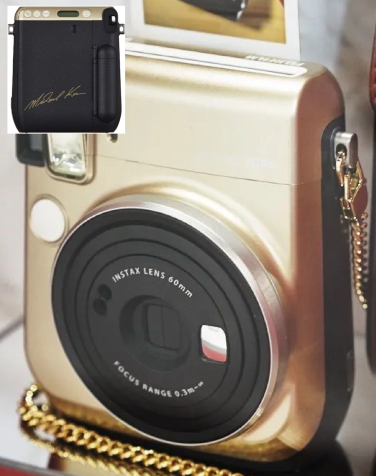 10201 | instax mini 70 Michael Kors Gold
