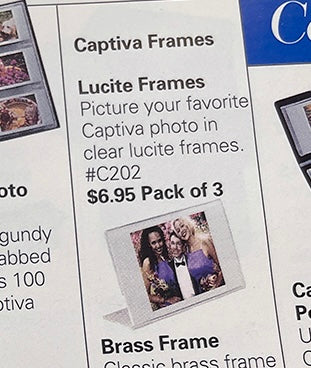 30061 | Lucite Frames #C202