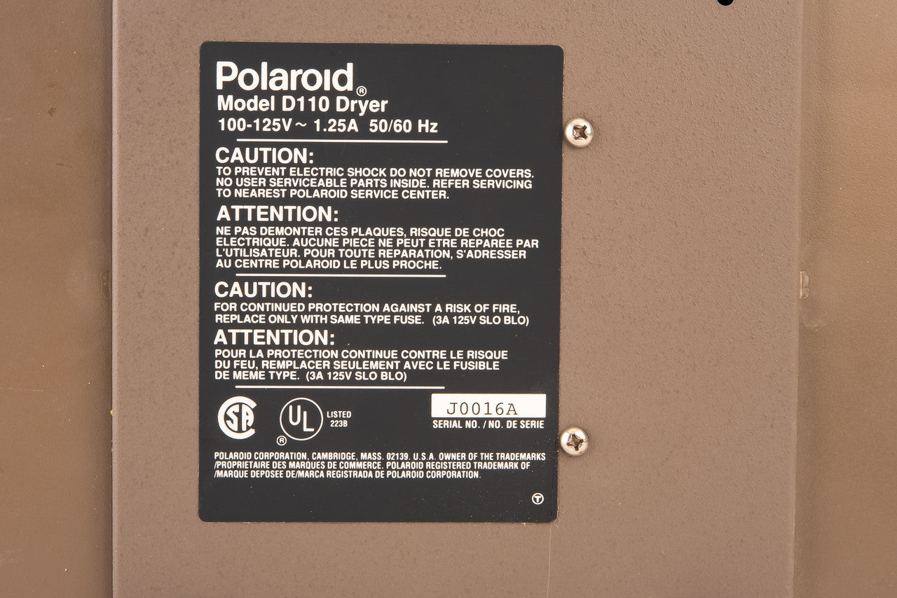 30021 | model D110 dryer