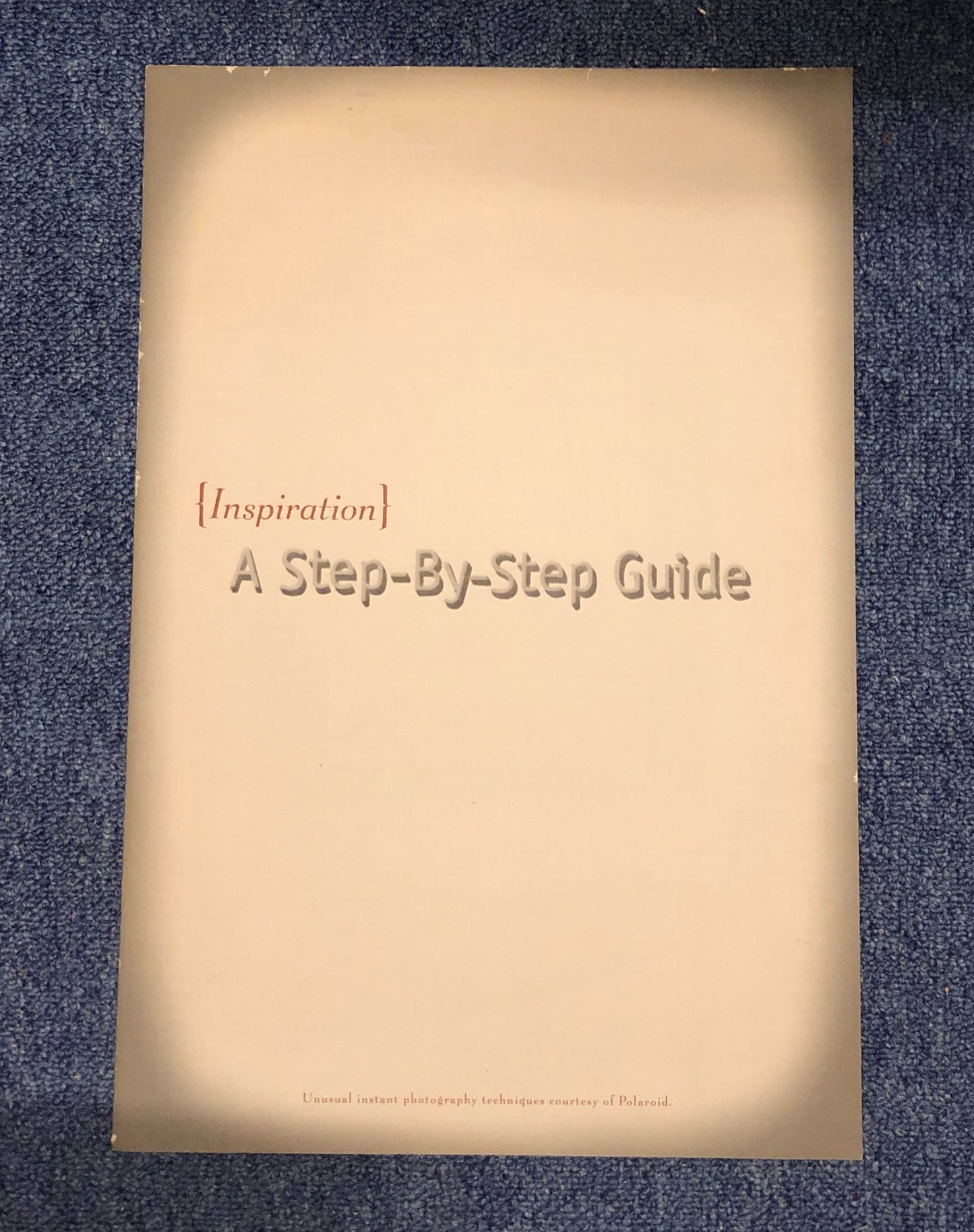 40020 | Inspiration A step-by-step guide, polaroid