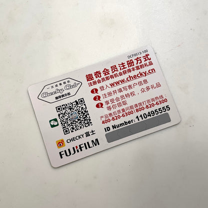 40131 | instax check club reg card - china market