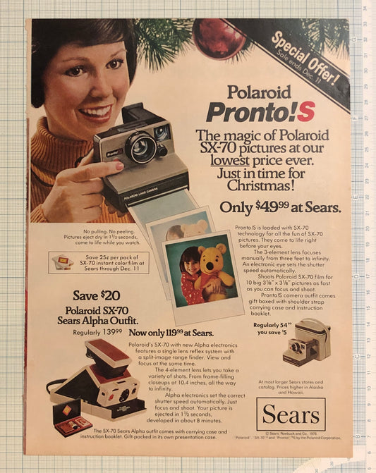 40601 | SX70_03 C 006 pronto S sears
