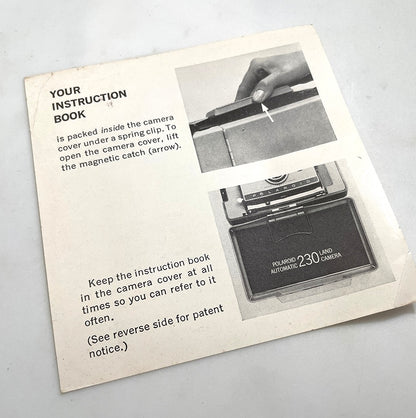 40111 | packfilm 230 your instruction book | P277A