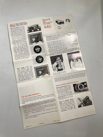 40112 | packfilm_z #541 portrait kit | P752A 6/72