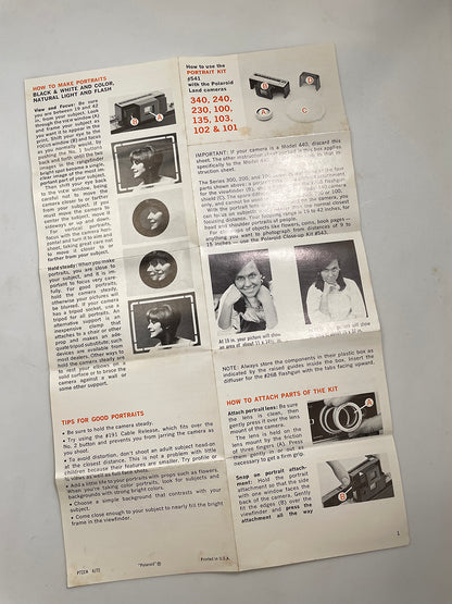 40112 | packfilm_z #541 portrait kit | P722A 6/72