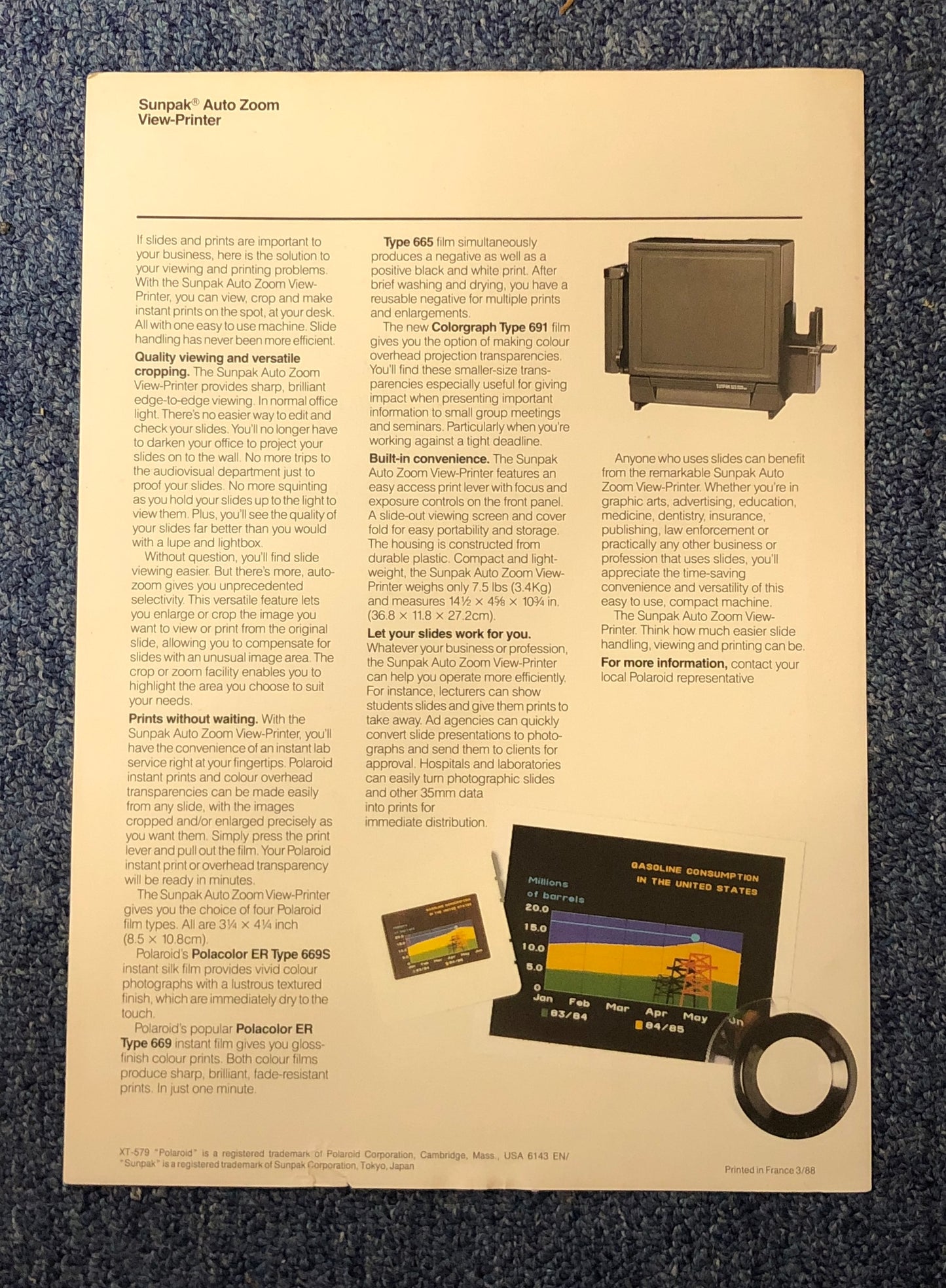 40212 | (01) sunpak auto zoom view-printer