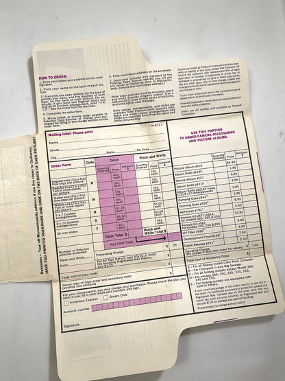 40111 | copy order mailer | P181J-1