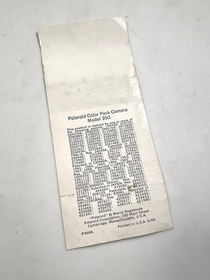 40111 | packfilm - your instruction book | P468A