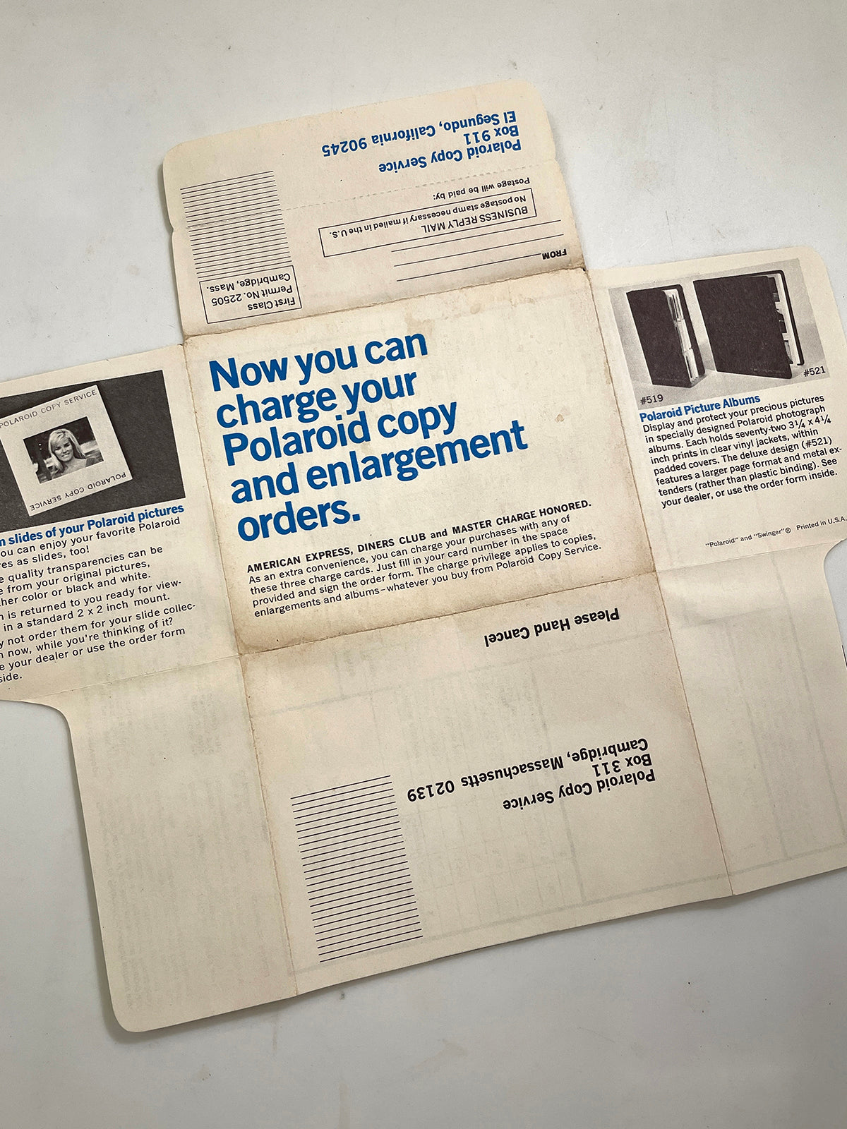 40111 | copy order mailer | P181N-1