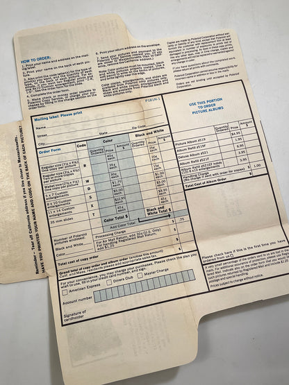 40111 | copy order mailer | P181N-1