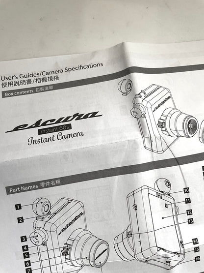 40133 | escura instant60s user’s guides | ES60M-EN-TC-2019-01