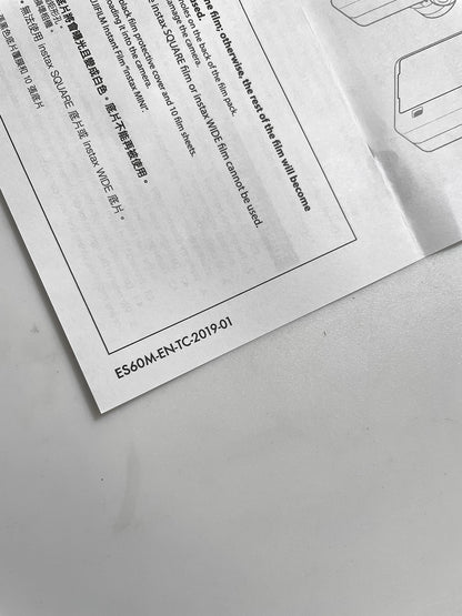 40133 | escura instant60s user’s guides | ES60M-EN-TC-2019-01