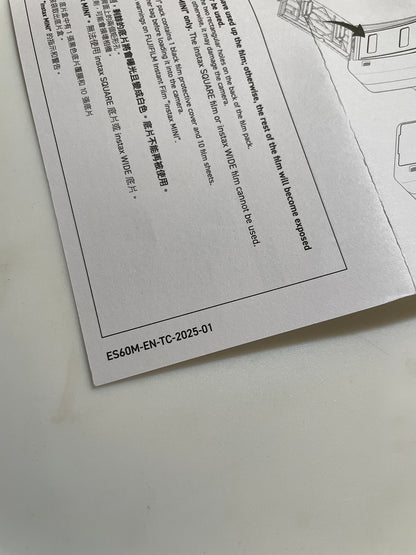 40133 | escura instant60s user’s guides | ES60M-EN-TC-2025-01