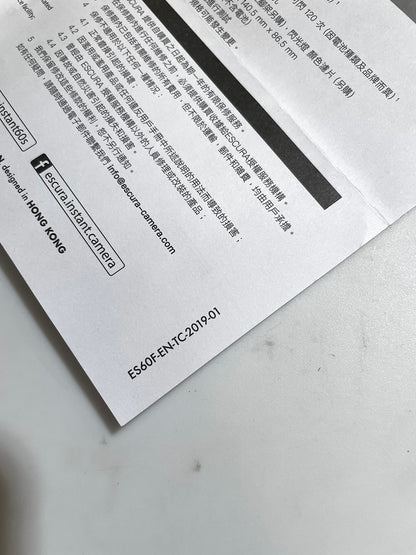 40133 | escura instant60s ext flash user’s guides | ES60F-EN-TC-2019-01