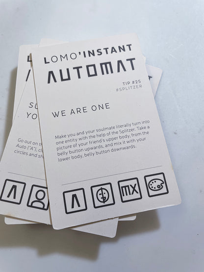 40133 | lomo instant (mini) automat tips card