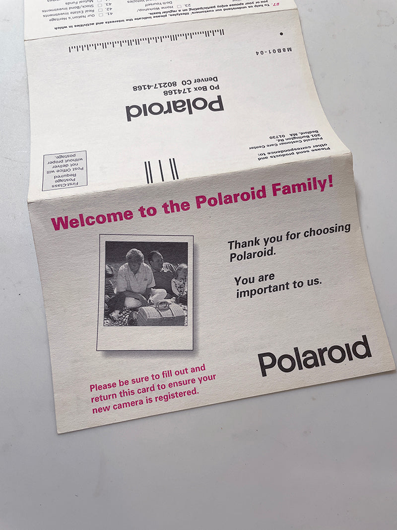 40111 | reg card 005 | P7896 10/95