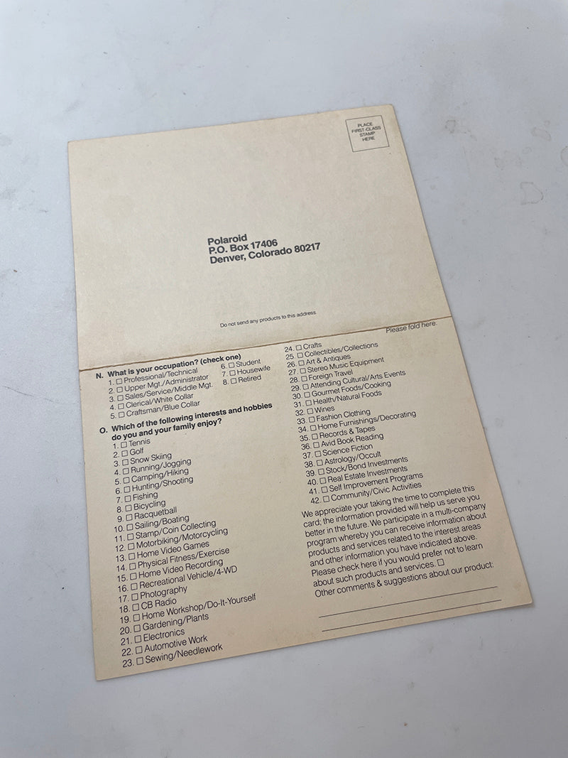 40111 | reg card 006 | P1986 WT/AC 3/81