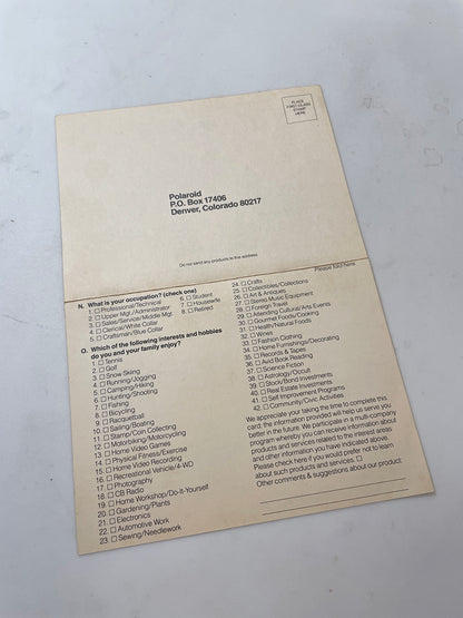 40111 | reg card 006 | P1986 WT/AC 3/81