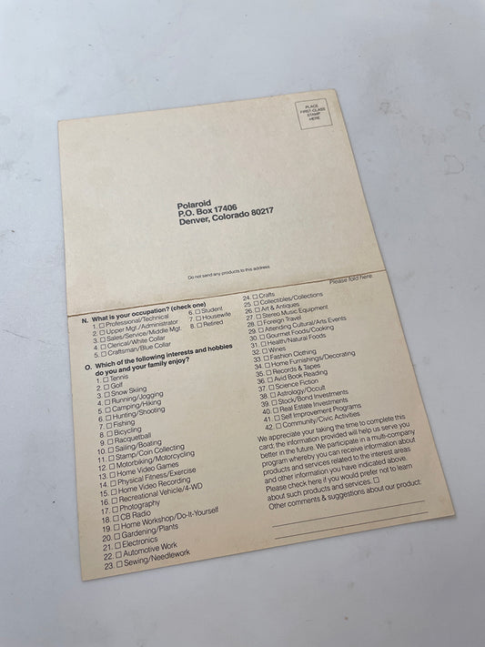 40111 | reg card 006 | P1986 WT/AC 3/81