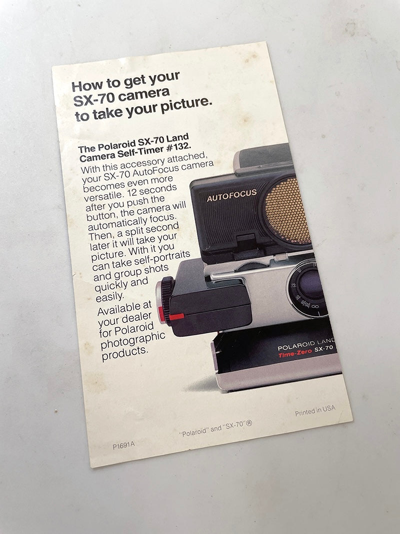 40111 | SX-70 #132 #119A | P1691A