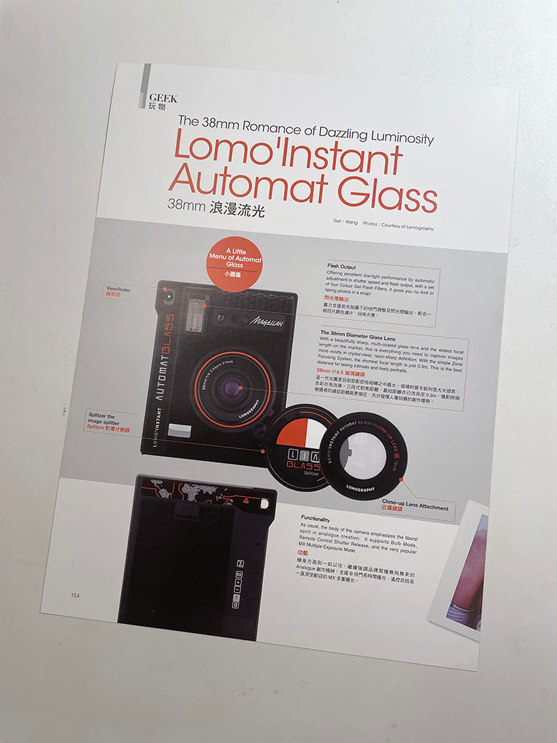 40031 | photographer is art 2018 #1 lomo instant automat glass