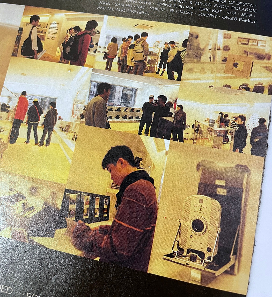 exhibition | 2002 milk 100 polaroid - HK