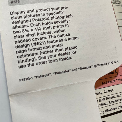 40111 | copy order mailer | P181G-1