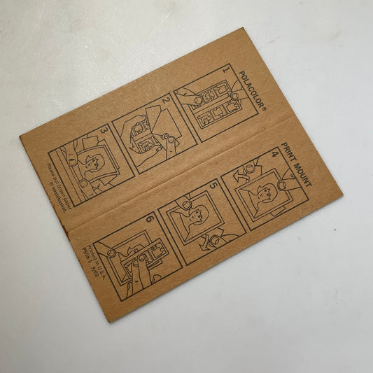 40111 | polacolor print mount | P558B-1 4/72