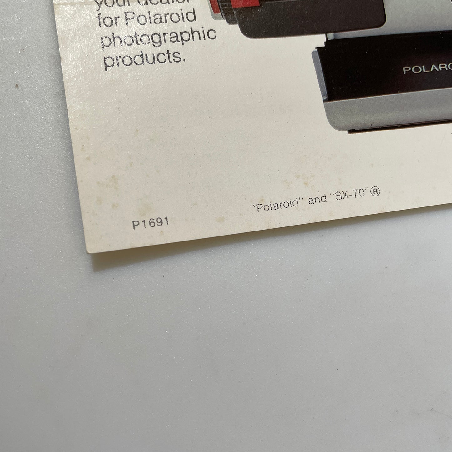 40111 | SX-70 #132 #119A | P1691