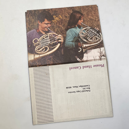 40111 | copy order mailer TBC 004 French horn