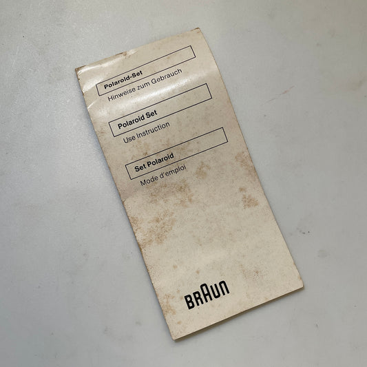 40112 | SX-70_z flash braun polaroid-set (adapter)