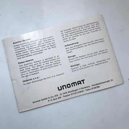 40112 | SX-70_z flash unomat SFX 70