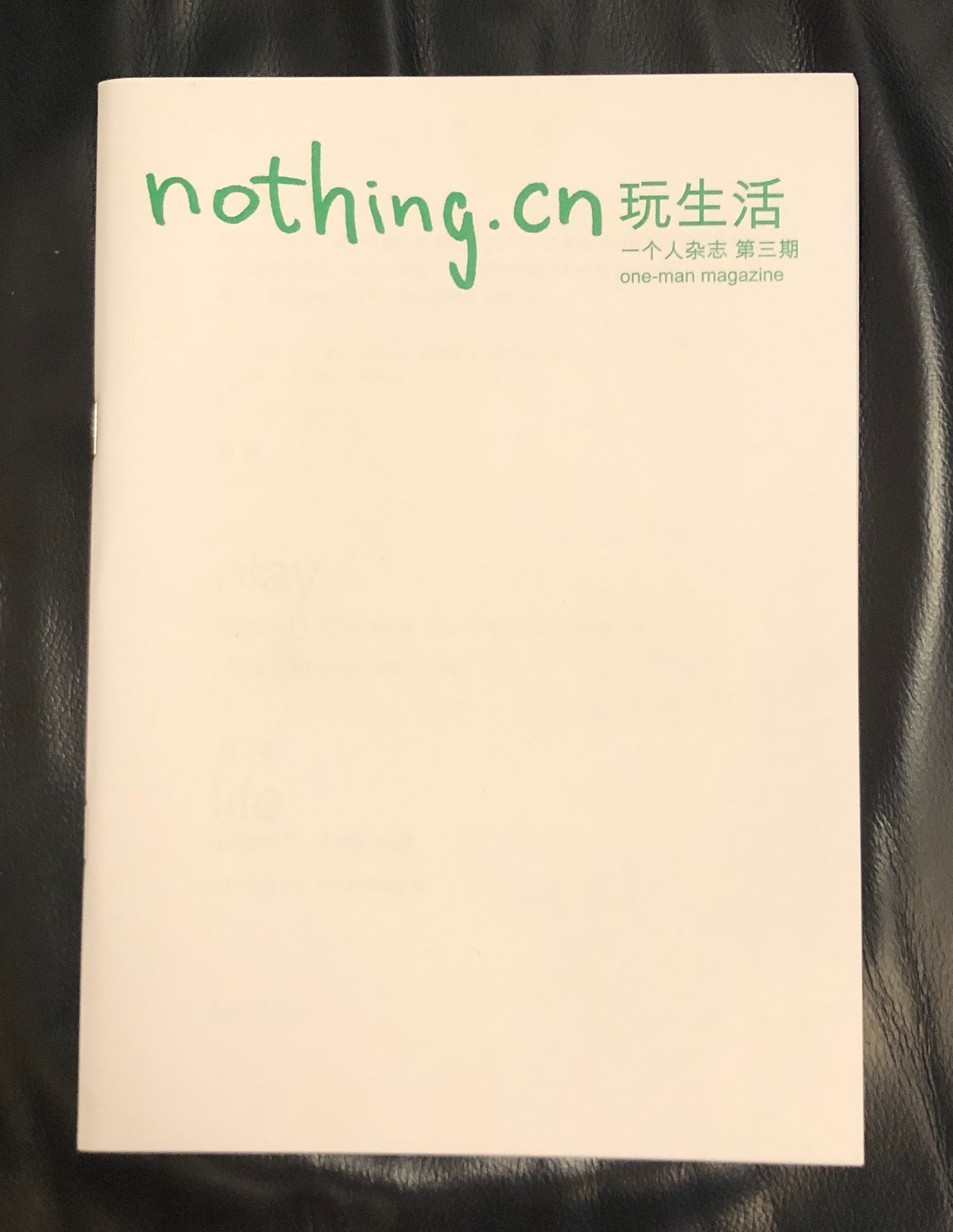 40031 | nothing cn 玩生活 #3 2010 June