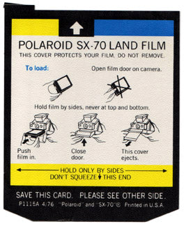 40311 | SX-70 P116A 4/76 load film