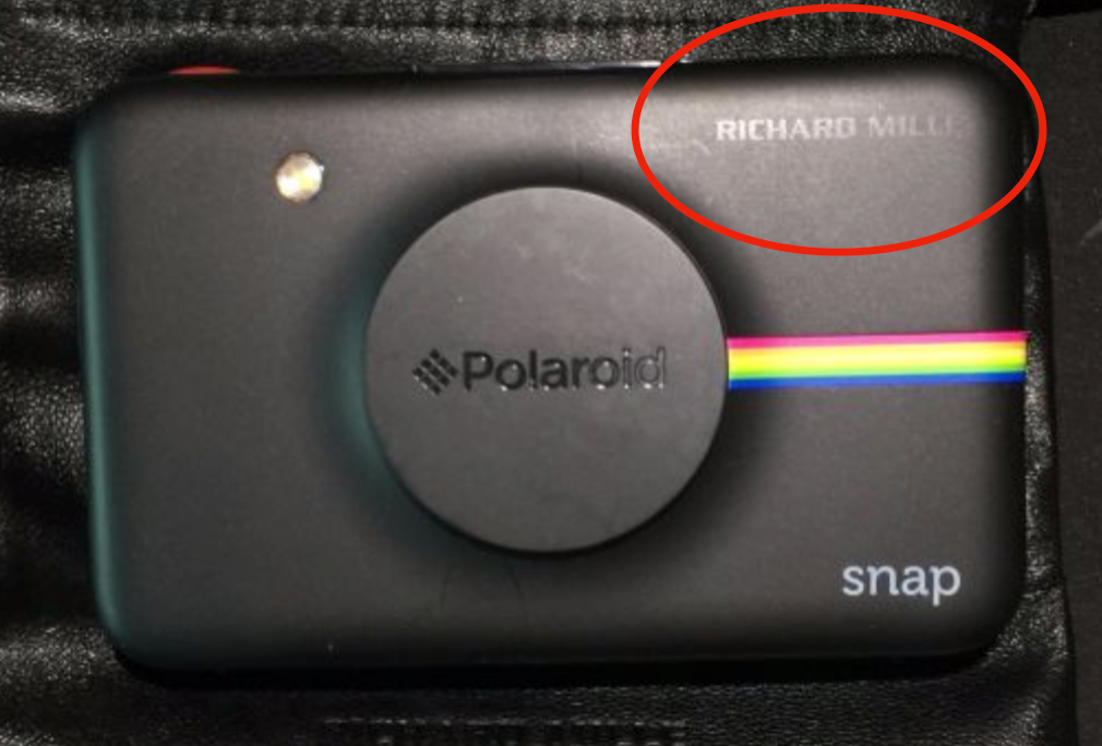 10702 | Polaroid snap Richard Mille