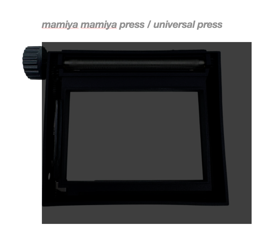 30813 | jollylook mamiya press / universal press