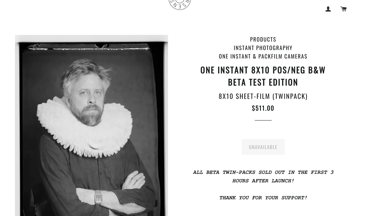 20814 | one instant b/w beta test