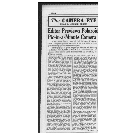 40051 | boston globe - pic-in-a-minute camera 1948-11-07