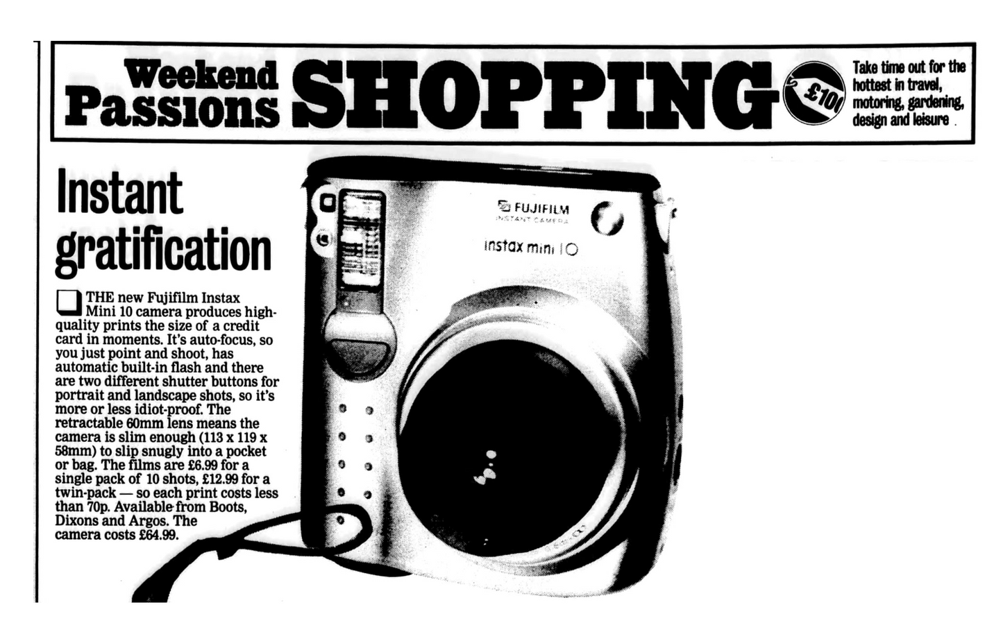 40051 | the express - instant gratification  1999-09-25