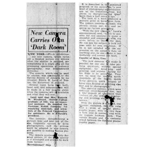 40051 | times union - new camera carries own ‘dark room’ 1947-02-22