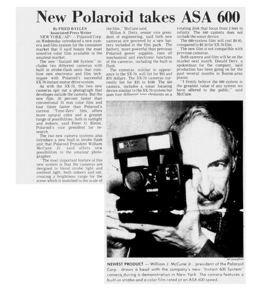 40051 | daily news journal - new polaroid take ASA 600 1981-05-31