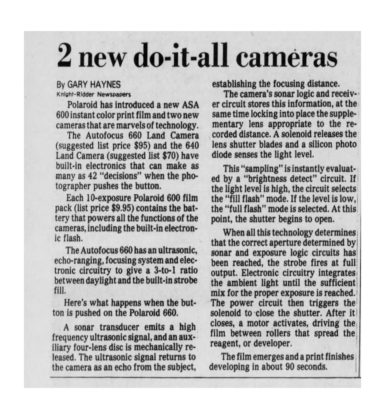 40051 | detroit free press - 2 new do-it-all camera 1981-08-13