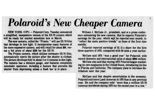 40051 | sacramento union - polaroid’s new cheaper camera 1976-01-14