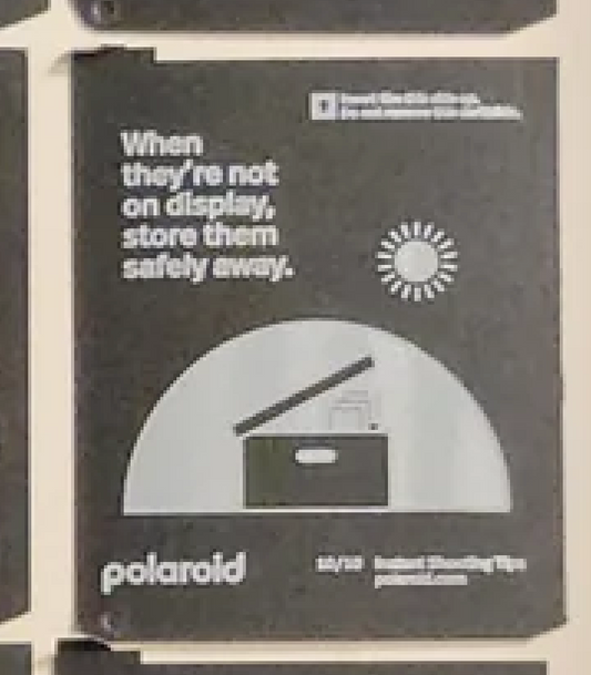 40351 | polaroid new logo instant shooting tips 10-10
