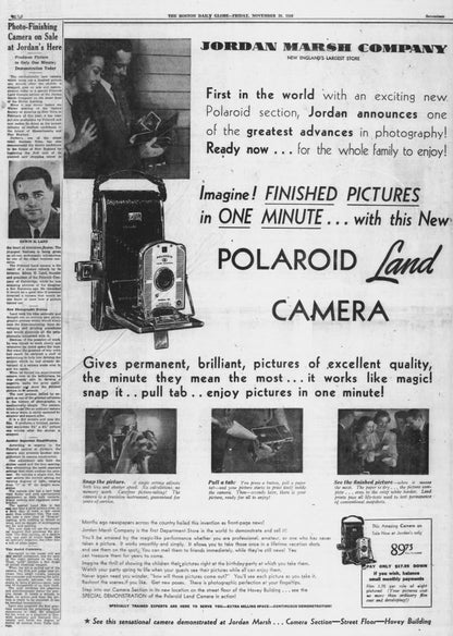 1948-11-26 | rollfilm system T40 / model 95 1st instant system