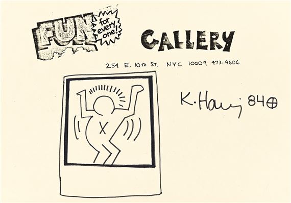 artwork | drawing keith haring 1984