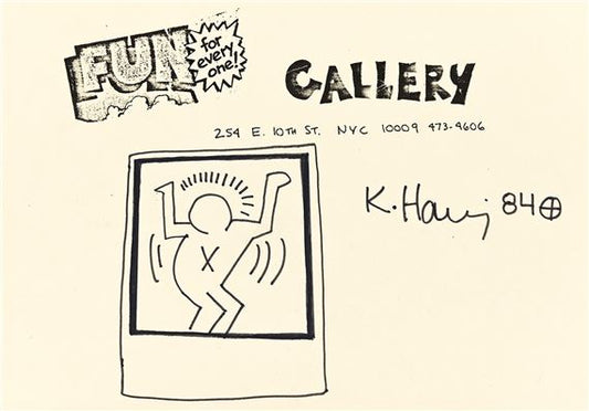artwork | drawing keith haring 1984
